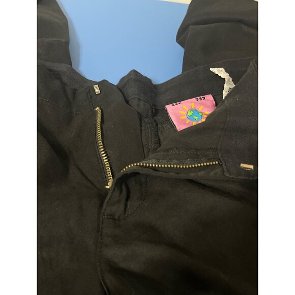 UNIF Women Pants Ruched Bottom in Black size 27 - Picture 13 of 14